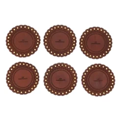 CASA Set Of 6 Round Coasters