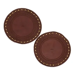 CASA Set Of 2 Round Placemats