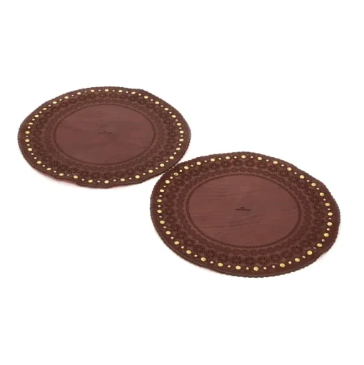 CASA Set Of 2 Round Placemats