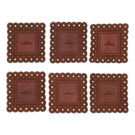 CASA Set Of 6 Square Coasters